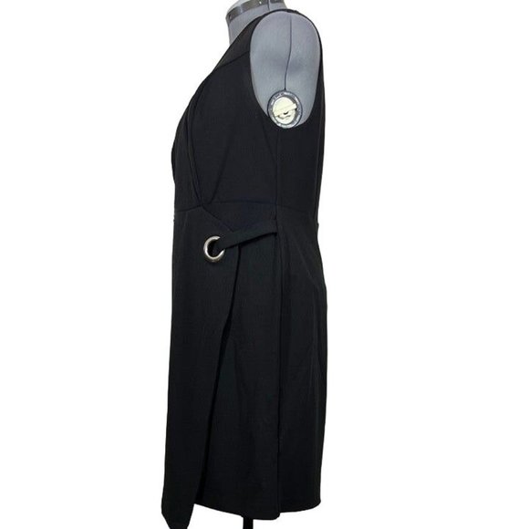 Rebel by Rebel Wilson NWOT Sz 1X Faux Wrap Surplice Neckline Lined  Dress - Picture 7 of 7